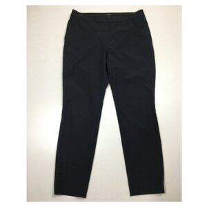 THEORY Thaniel Kennett Dark Blue Pull On Ankle/Cropped Dress Pant